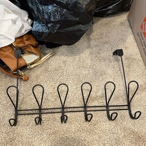 Target Black Metal Wall Hook Organizer